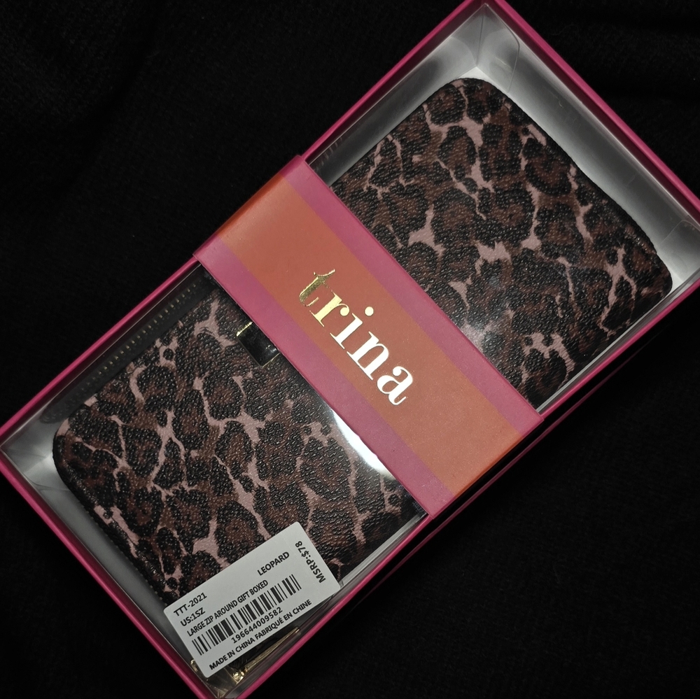 Trina Leopard Print Wallet. Make Offer!